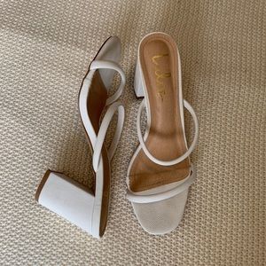 Lulus White Strappy Heel